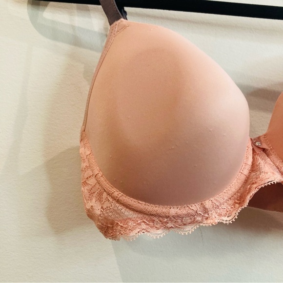 FREYA Sz 30DD Offbeat Plunge T-shirt Adjustable Strap Hook Eye Closure Bra - Picture 4 of 11